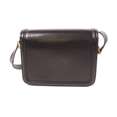 SAINT LAURENT YSL GHW Small Satchel In Box Shoulder Bag 634306 Calfskin Black