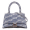 BALENCIAGA SHW Hourglass XS 2 Way Bag Denim Blue