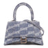 BALENCIAGA SHW Hourglass XS 2 Way Bag Denim Blue