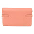 HERMES PHW Kelly Wallet Long Wallet Epsom Leather Rose Confetti