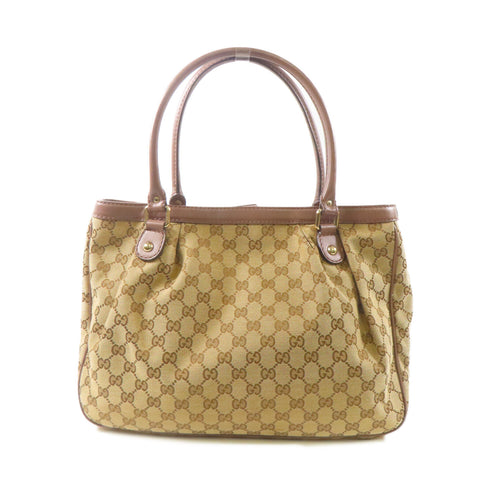 GUCCI GG GHW Shoulder Bag 296835 Canvas Brown