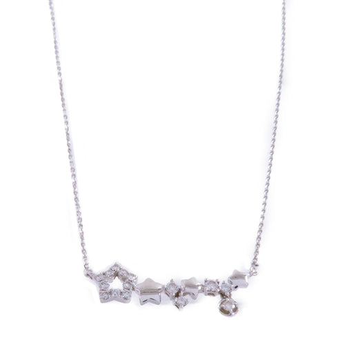 JEWELRY Diamond Necklace 18K White Gold v5