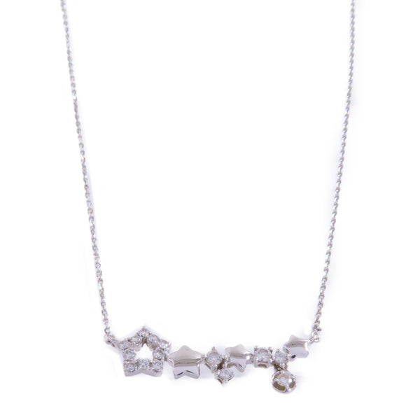 JEWELRY Diamond Necklace 18K White Gold v5