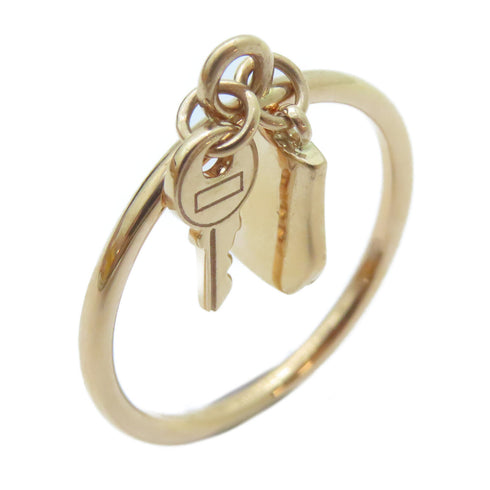 HERMES Kelly Clochette Ring 18K Pink Gold HERMES#56 US#7.25