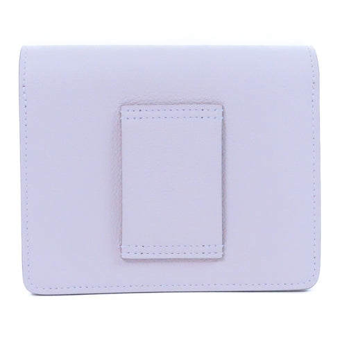 HERMES PHW Roulis Slim Wallet Evercolor Leather Mauve Sylvestre