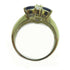 FINE JEWELRY 1.17ct Sapphire 0.65ct Diamond Ring 18K Yellow Gold US#6.5