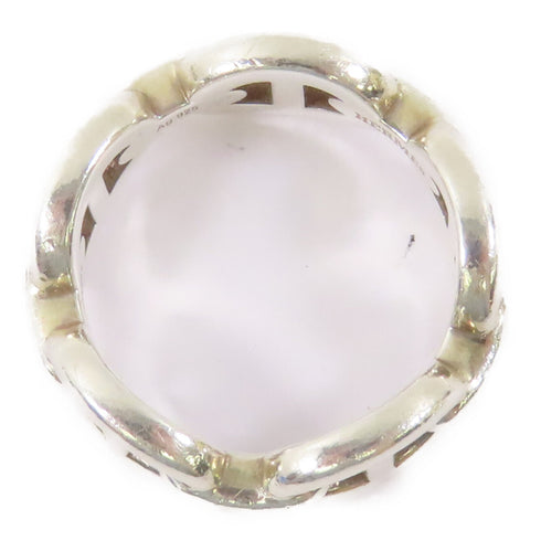 HERMES Chaine D'ancre Enchainee Ring 925 Sterling Silver Hermes#54 US#6.75