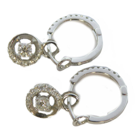 FINE JEWELRY 0.2ct/0.24ct Diamond Earrings 18K White Gold