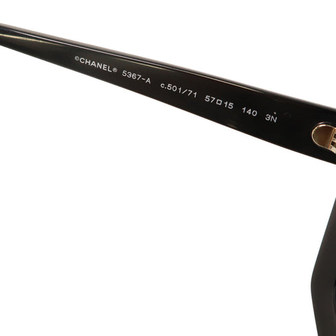 CHANEL CC Sunglasses 5367-A PVC Black