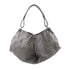 BOTTEGA VENETA BV Shoulder Bag Intrecciato Leather Gray