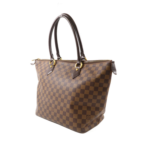 LOUIS VUITTON LV GHW Saleya MM Tote Bag Shoulder Handbag N51182 Damier Brown