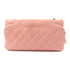 Chanel CC Chain Shoulder Bag Lambskin Leather Pink