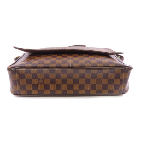 LOUIS VUITTON LV GHW Shelton GM Shoulder Bag N41148 Damier Ebene Brown