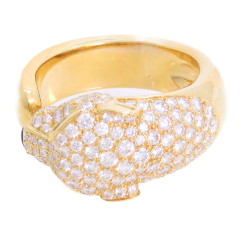 CARTIER Panthere de Cartier Diamond Ring Cartier#54 US#6.75 N4225000 18K YG