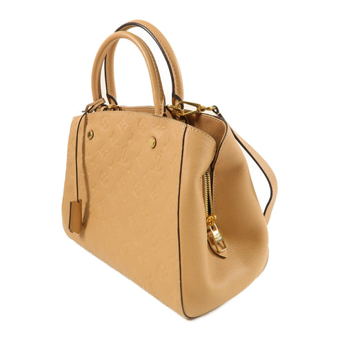 LOUIS VUITTON LV GHW Montaigne MM Shoulder Bag M41152 Monogram Empreinte