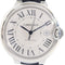 CARTIER Ballon Bleu Automatic Watch W69012Z4 Stainless Steel/Leather Silver
