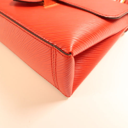 LOUIS VUITTON LV GHW Locky BB Shoulder Bag M53239 Epi Red