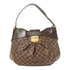 LOUIS VUITTON LV GHW Sistina PM Shoulder Bag N41542 Damier Ebene Brown v1