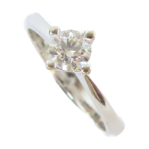 FINE JEWELRY 0.42ct Diamond Ring 18K White Gold US#6