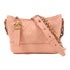 CHANEL CC Gabrielle Small Chain Shoulder Bag Handbag Calfskin Leather Pink