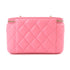 CHANEL CC GHW Quilted Vanity Case Shoulder Bag Lambskin Leather Pink