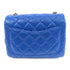 CHANEL Quilted CC GHW Mini Square Chain Shoulder Bag AS1786 Leather Blue