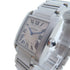 CARTIER Tank Francaise Quartz Watch WSTA0005 Stainless Steel White