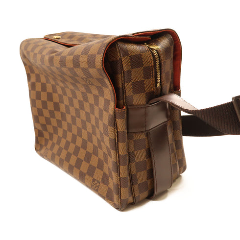 LOUIS VUITTON LV GHW Naviglio Shoulder Messenger Bag N45255 Damier Brown