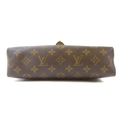 LOUIS VUITTON LV Saint Placide Chain Shoulder Bag M43714 Monogram Brown/Black