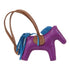 HERMES Rodeo PM Charm Veau Swift Leather Anemone/Colvert/Gold/Purple/Green/Brown