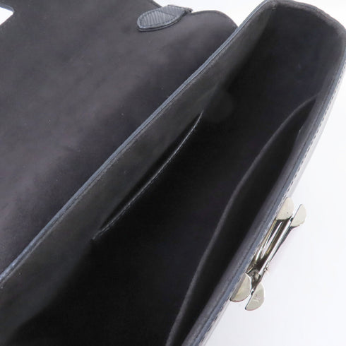 LOUIS VUITTON LV Twist MM Chain Shoulder Bag M50282 Epi Leather Black