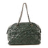 CHANEL CC SHW Chain Shoulder Bag Calfskin Leather Green v4