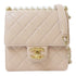 CHANEL Quilted CC GHW Chic Pearls Flap Chain Shoulder Bag Calfskin Leather Pink