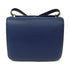 HERMES GHW Constance Mini Shoulder Bag Swift Leather Bleu Saphir