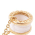 BVLGARI B-Zero 1 Necklace 18K Pink Gold Ceramic Gold/White