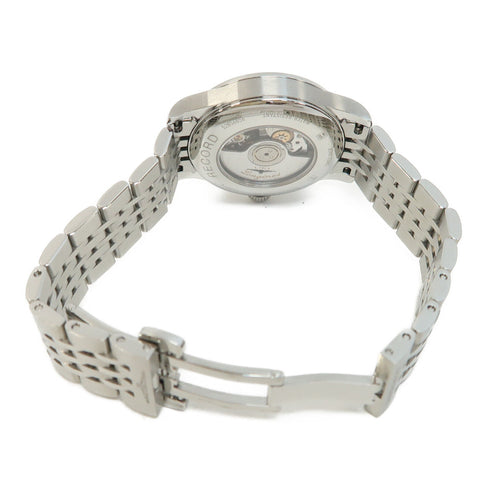 LONGINES Record 30mm Stainless Steel Automatic Watch 52856856 2022Yr White