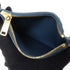 CELINE GHW Coin Case Purse Calfskin Leather Blue
