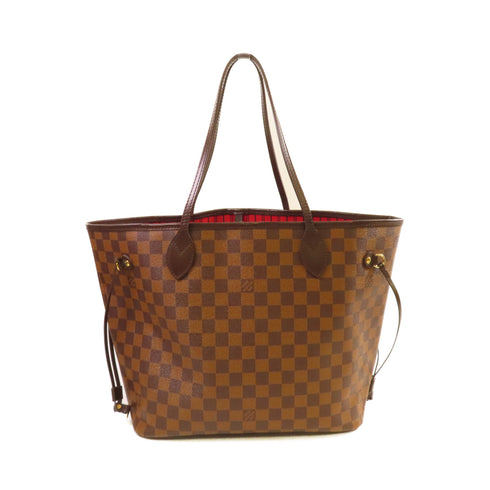 LOUIS VUITTON LV GHW Neverfull MM Tote Shoulder Bag N41358 Damier Ebene Brown