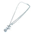 Chanel Necklace Metal Grey 0782 TEST