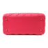 CHRISTIAN DIOR CD GHW 2 Way Shoulder Handbag Calfskin Leather Magenta Pink