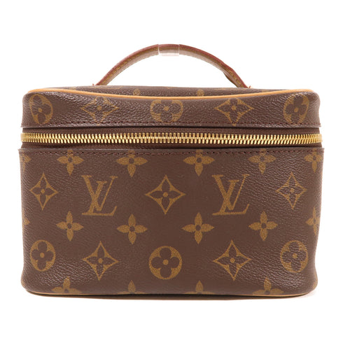 LOUIS VUITTON LV GHW Nice Mini Vanity Bag HandBag M44495 Monogram Brown