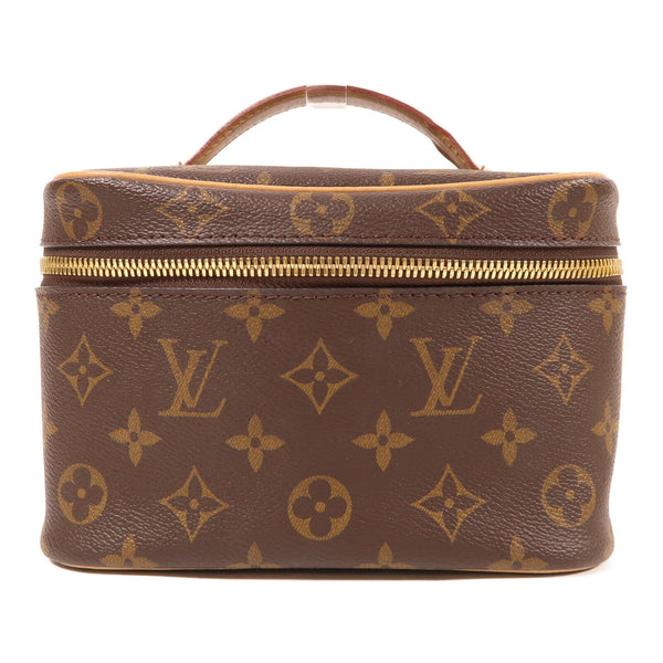 LOUIS VUITTON LV GHW Nice Mini Vanity Bag HandBag M44495 Monogram Brown