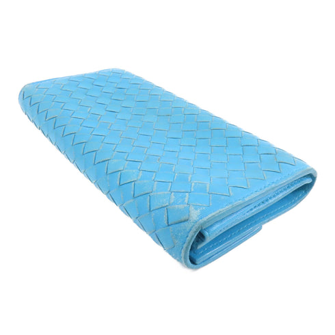 BOTTEGA VENETA BV Long Wallet Leather Turquoise