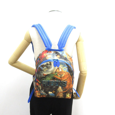 LOUIS VUITTON LV Rubens Palm Springs Backpack M43335 Masters collection Blue