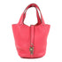HERMES PHW Picotin PM Hand Bag/Bucket Tote Bag Clemence Leather Pink