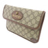GUCCI GG GHW Neo Vintage GG Suprem Waist Bag 493930 Coated Canvas Brown