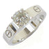 CARTIER Love Solitaire 0.70ct Diamond Ring 18K White Gold Cartier#49 US#4.75