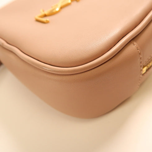 SAINT LAURENT YSL Shoulder Bag Calfskin Leather Pink