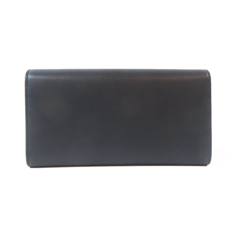 GUCCI GG SHW Long Wallet 309163 Calfskin Leather Black