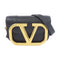 Valentino GHW Garavani Supervee Shoulder Bag Calfskin Leather Black